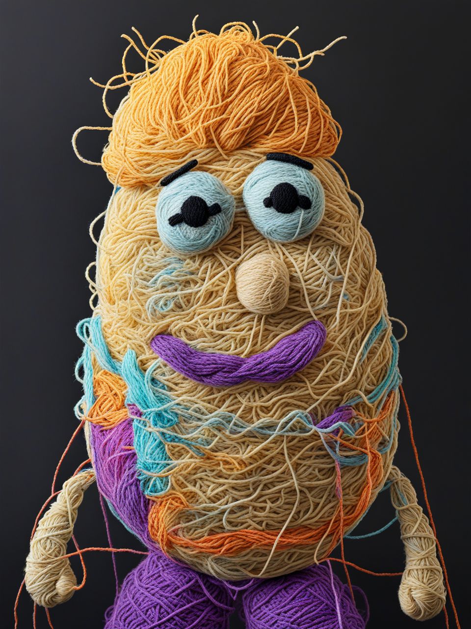 00007-20240102203502-7778-A socially awkward potato Yarn art style  _lora_SDXL_Yarn_Art_Style_1.0_.jpg